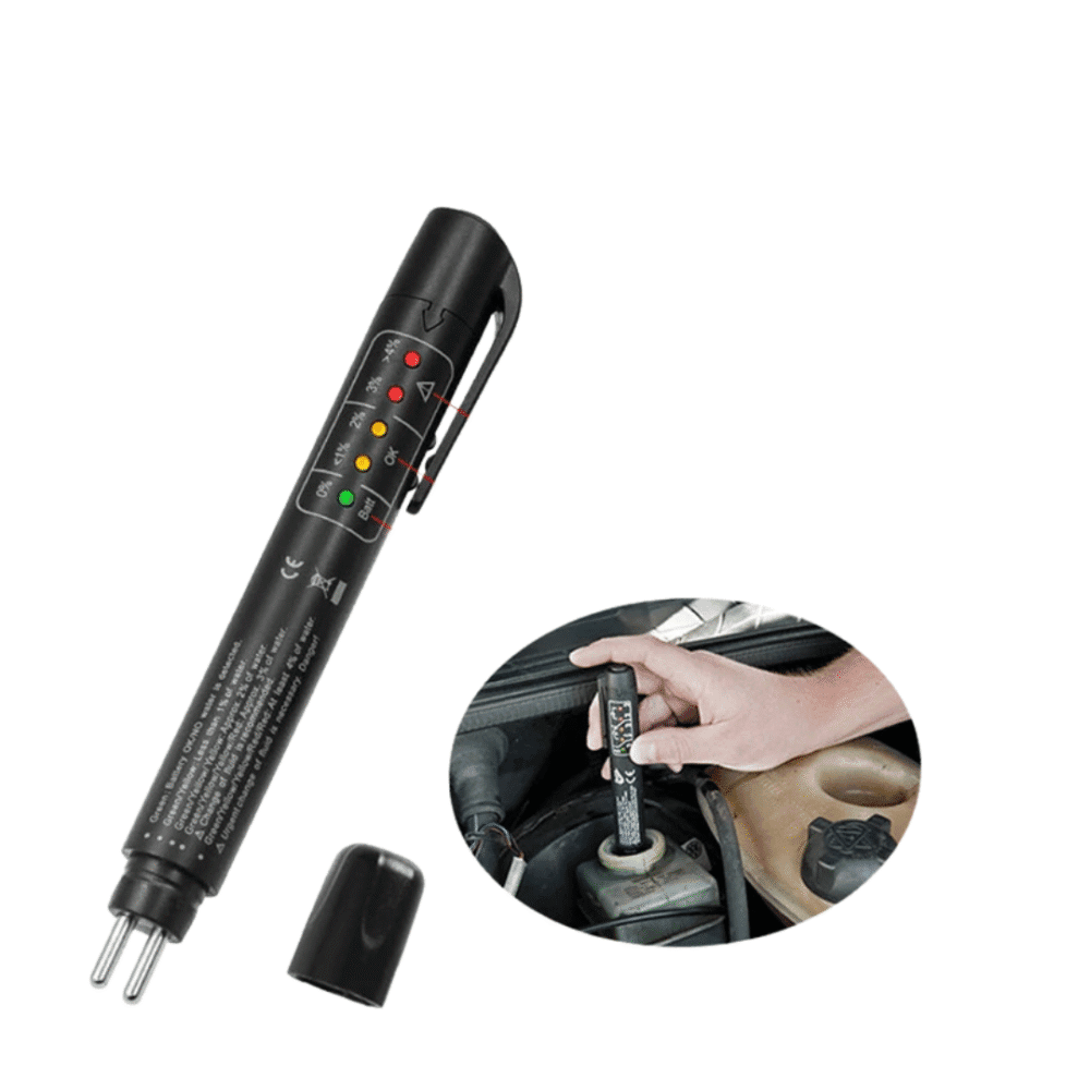 Zingfix Brake Fluid Tester Pen – LED Moisture Check Tool