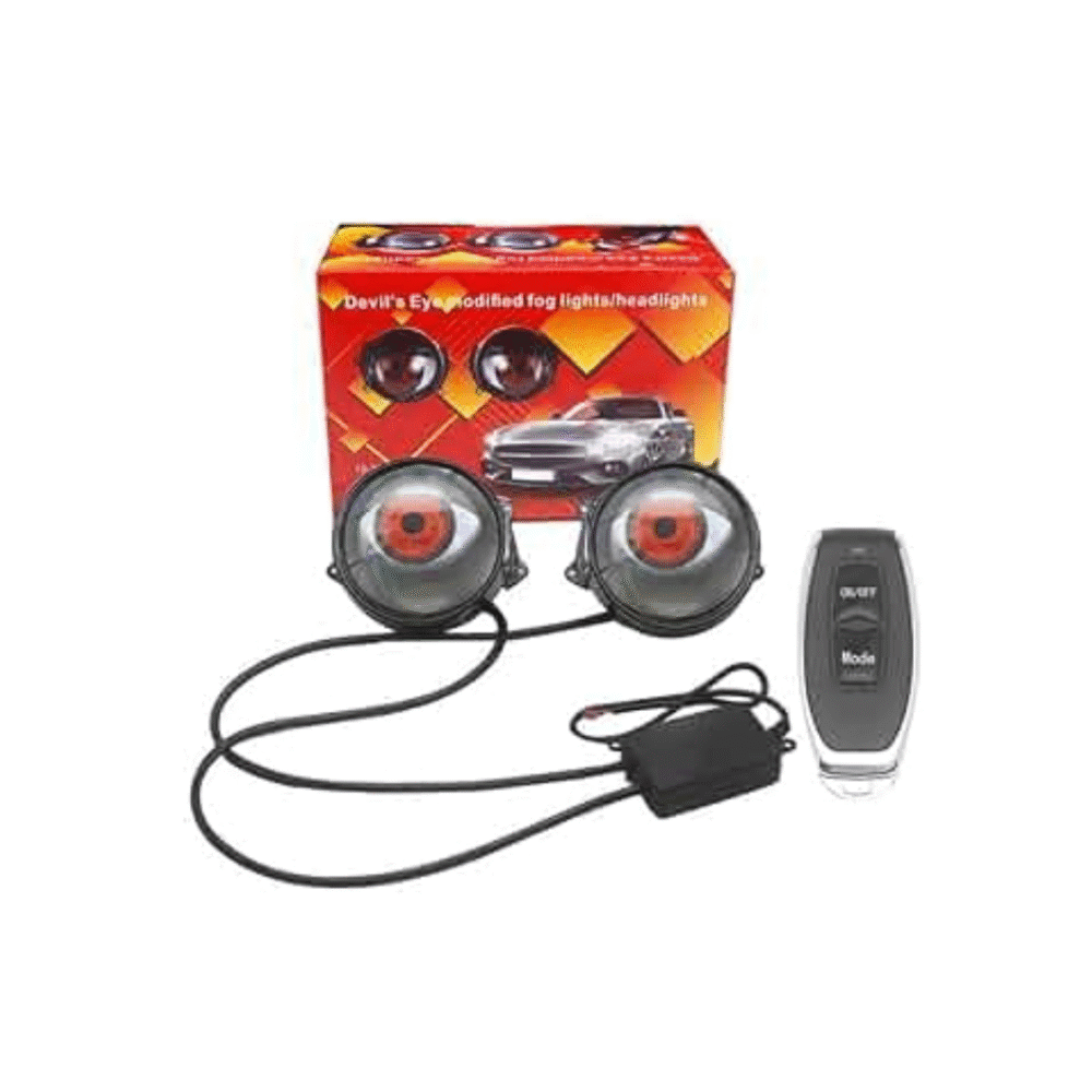 8-Pattern Devil Eyes Dynamic LED Projector – Universal Fog/Headlight - Image 3
