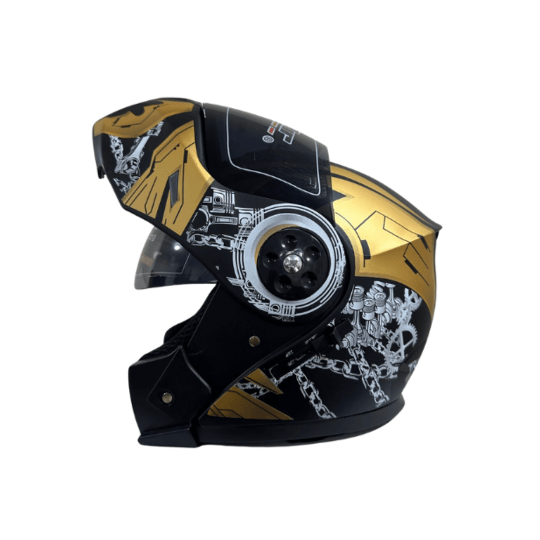 Super Air 3-in-1 Flip-Up Helmet – Random Graphics & Colors - Image 9