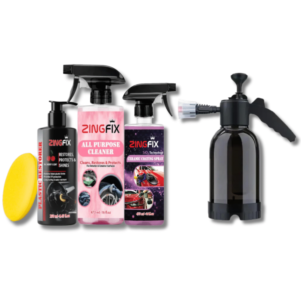 Zingfix Car Detailing Kit – 4 in 1 Bundle