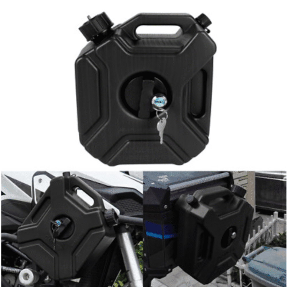 3L (0.75 Gallon) Portable Fuel Can – Emergency Petrol Storage Tank for Car & Motorcycle – Black - Image 3