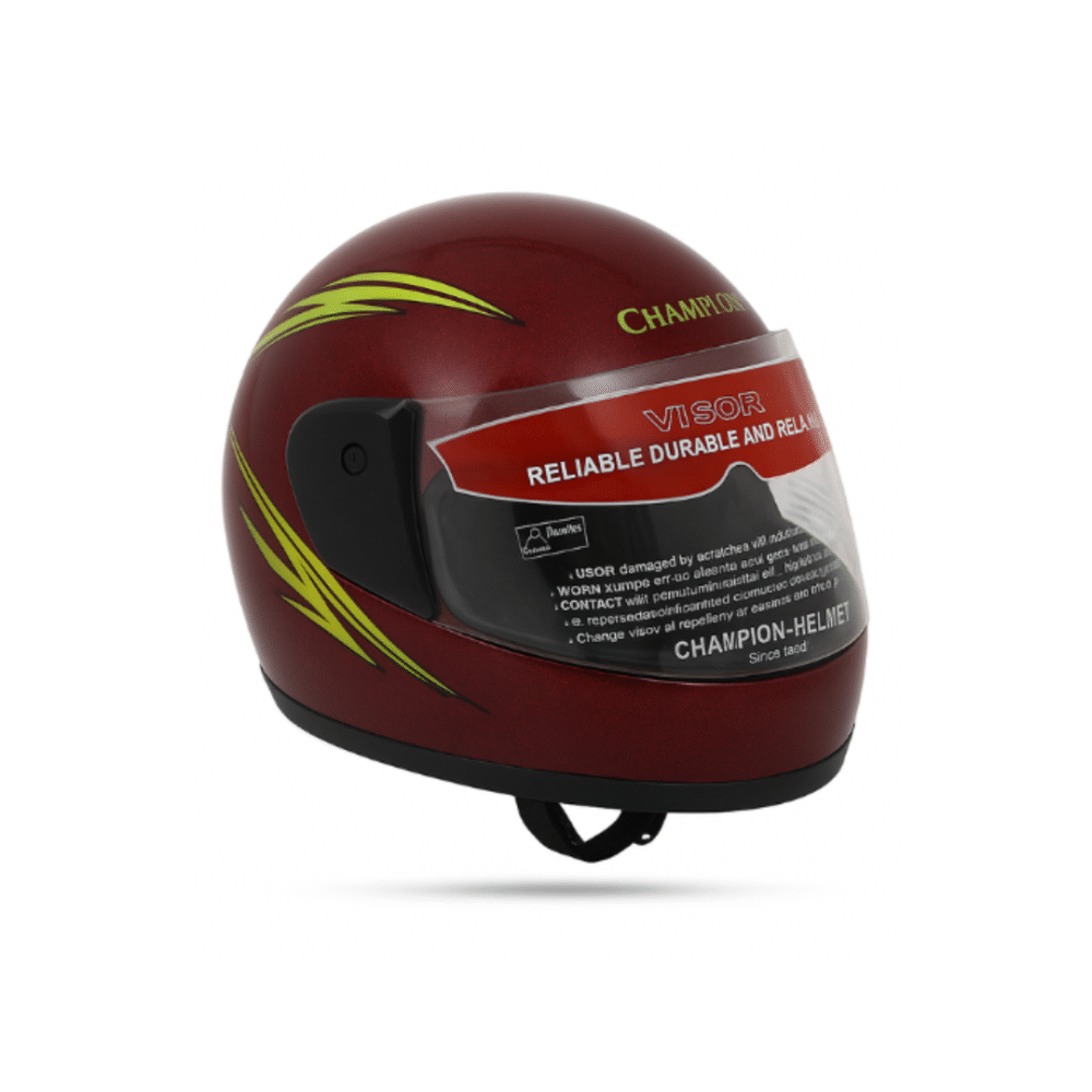 Champion Full Face Motorcycle Helmet – Random Color & Graphics
