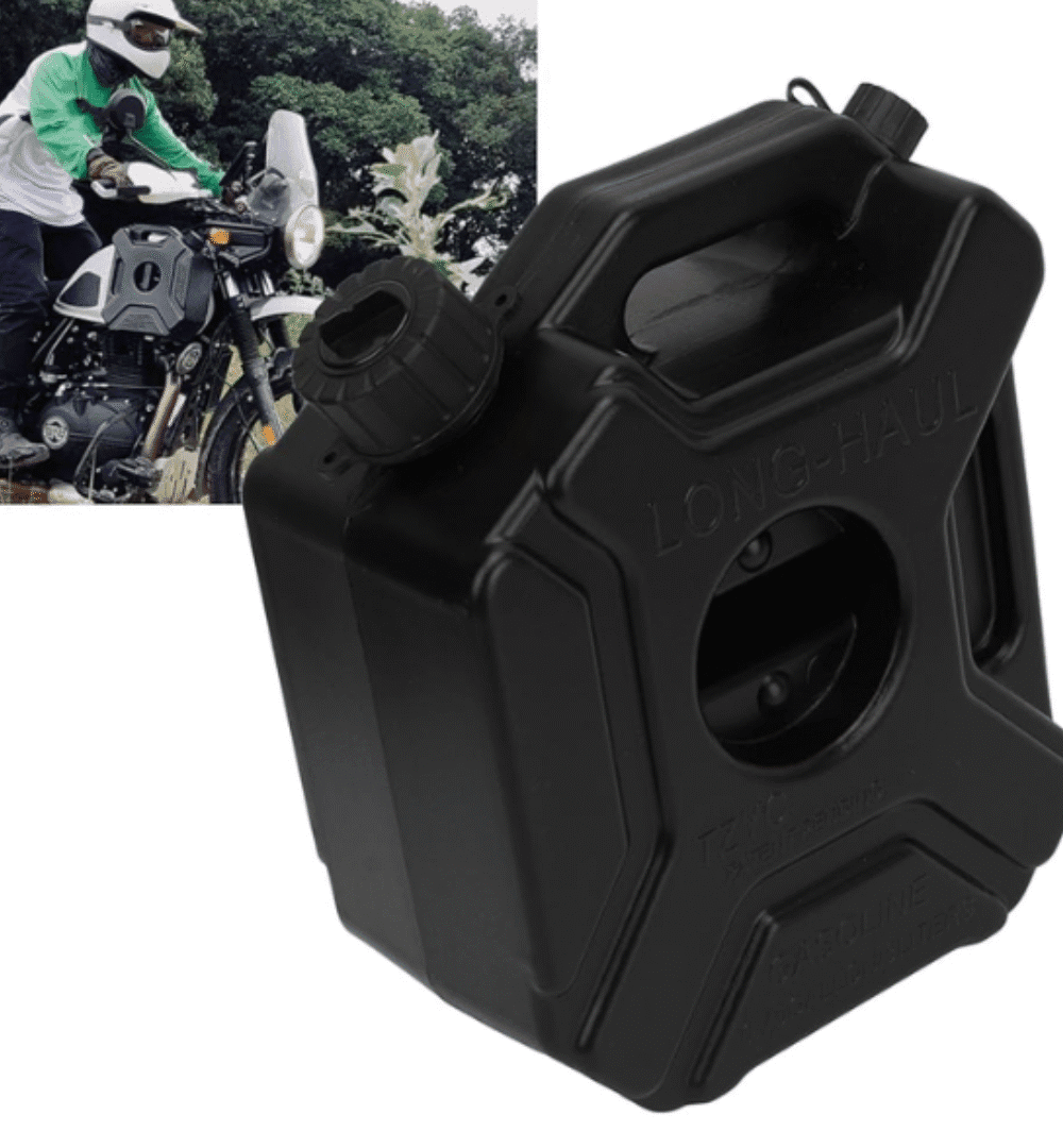 3L (0.75 Gallon) Portable Fuel Can – Emergency Petrol Storage Tank for Car & Motorcycle – Black