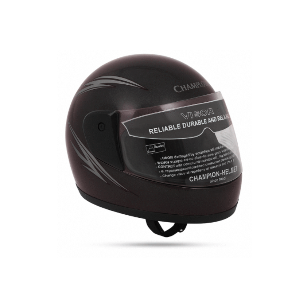 Champion Full Face Motorcycle Helmet – Random Color & Graphics - Image 2