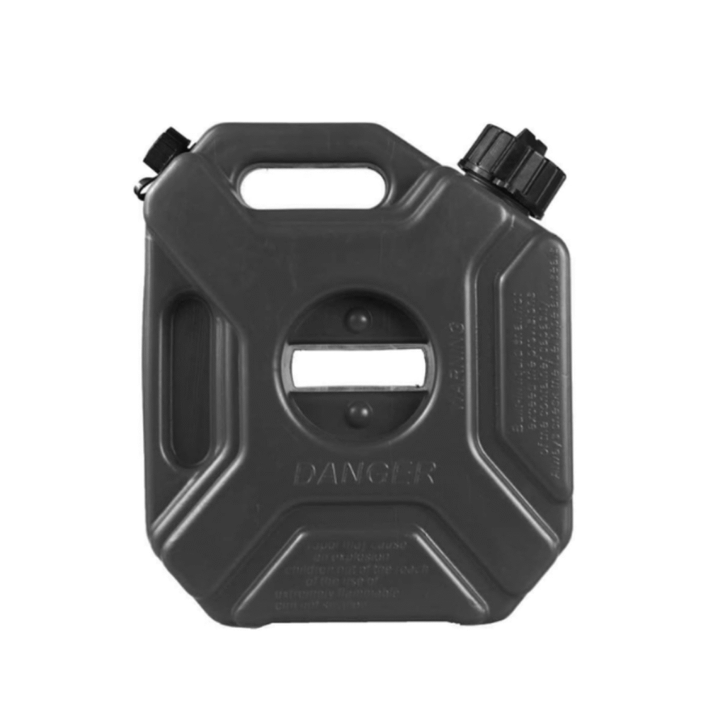 3L (0.75 Gallon) Portable Fuel Can – Emergency Petrol Storage Tank for Car & Motorcycle – Black - Image 2