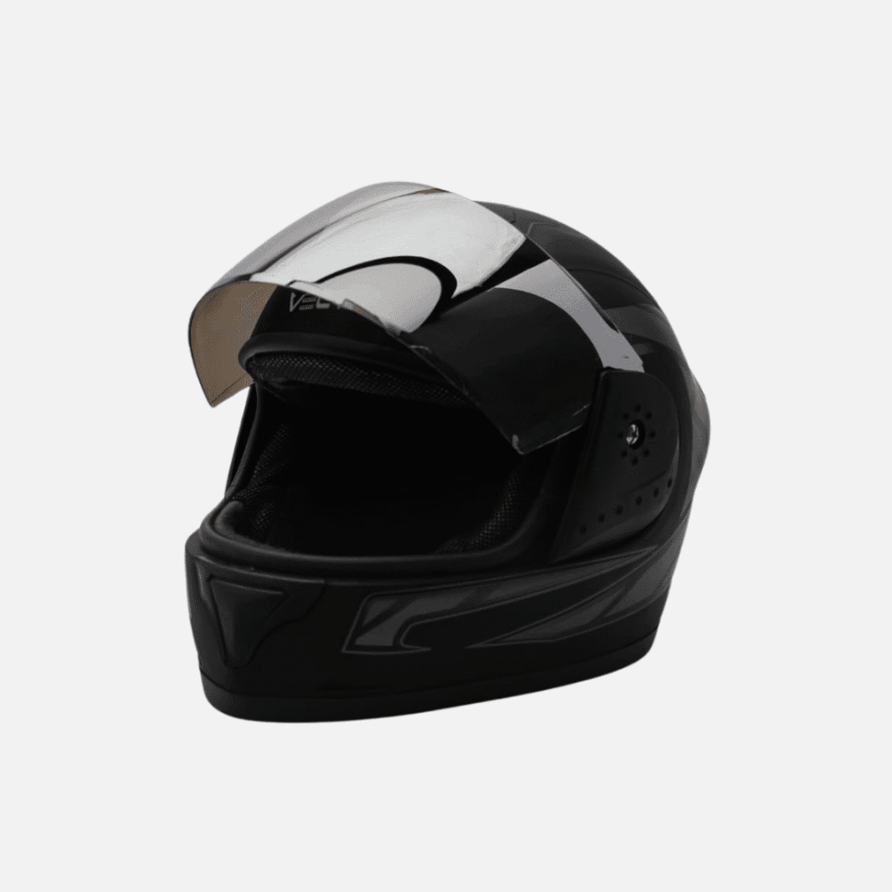 Vector Full-Face Helmet – Black with Random Stylish Graphics - Image 6