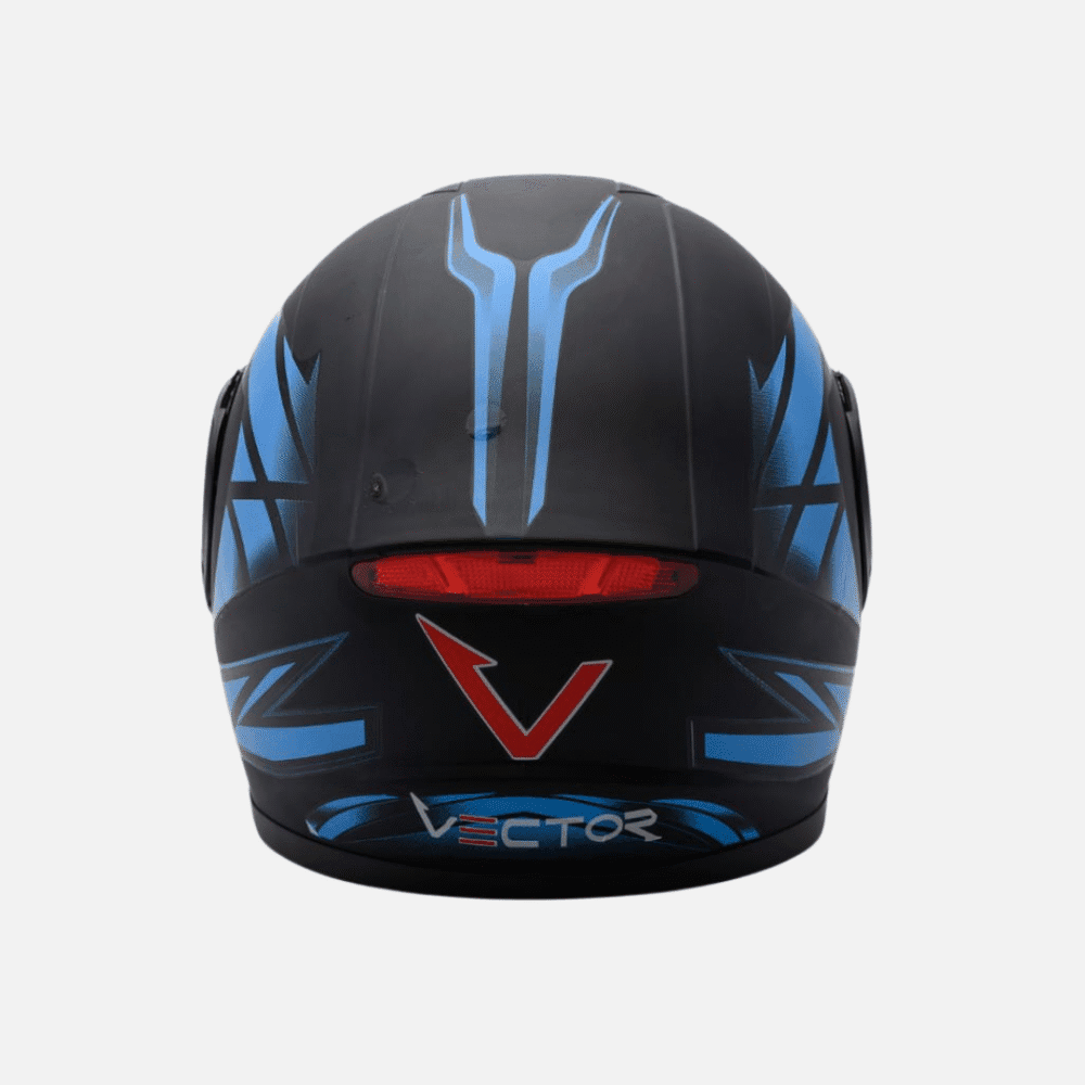 Vector Full-Face Helmet – Black with Random Stylish Graphics - Image 12