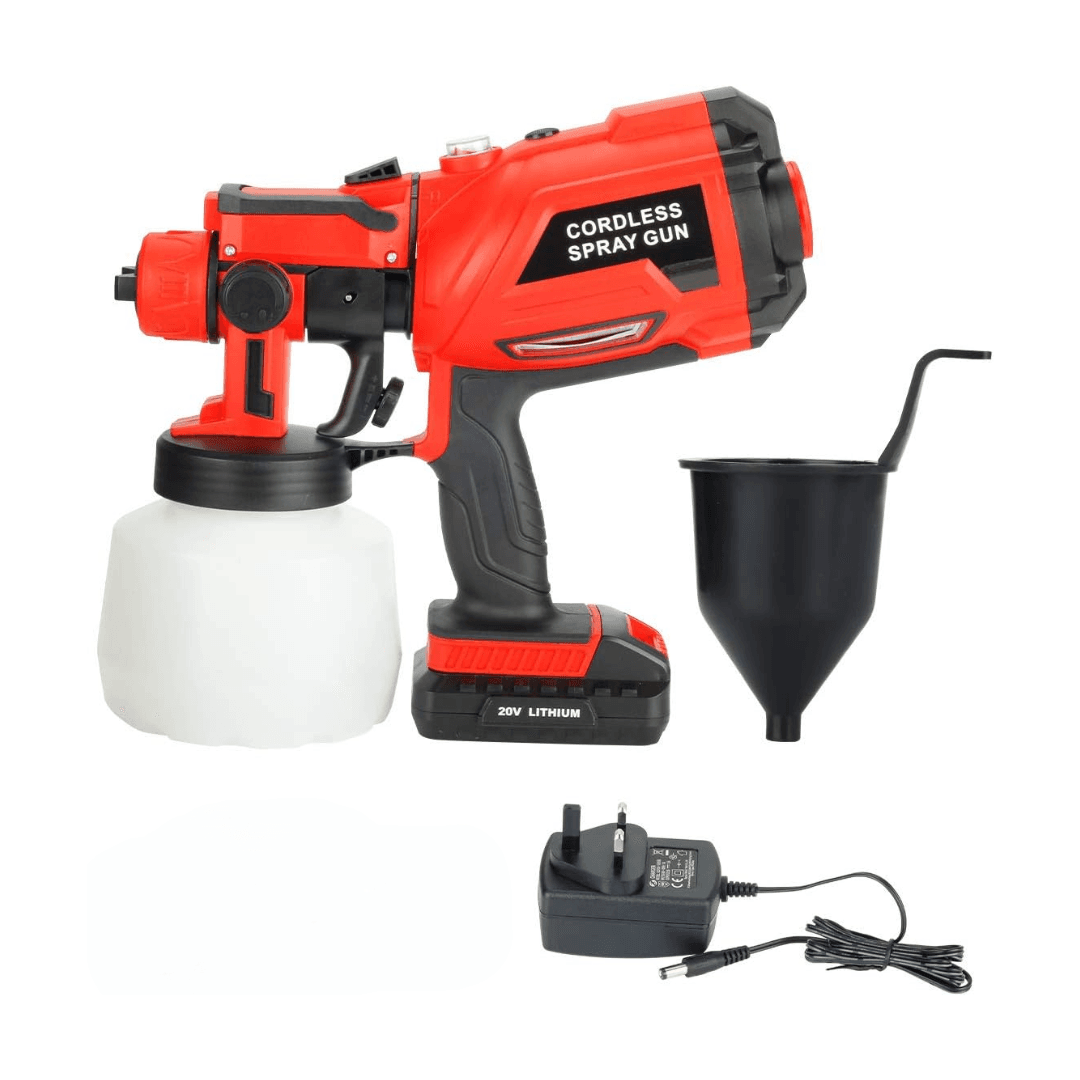 Zingfix 1200ML Electric Cordless Paint Sprayer Gun – High Power Handheld Spray Machine - Image 2