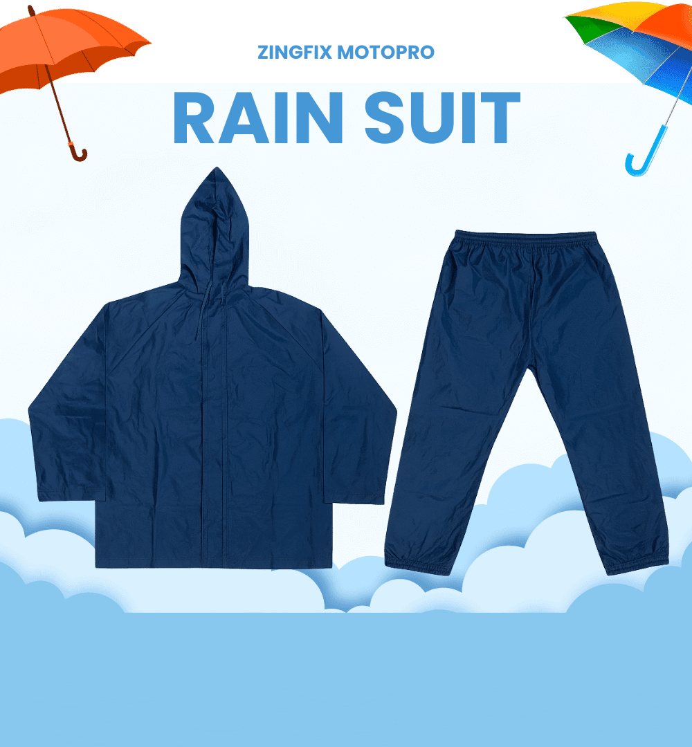 Premium Waterproof Rain Suit – Medium Size