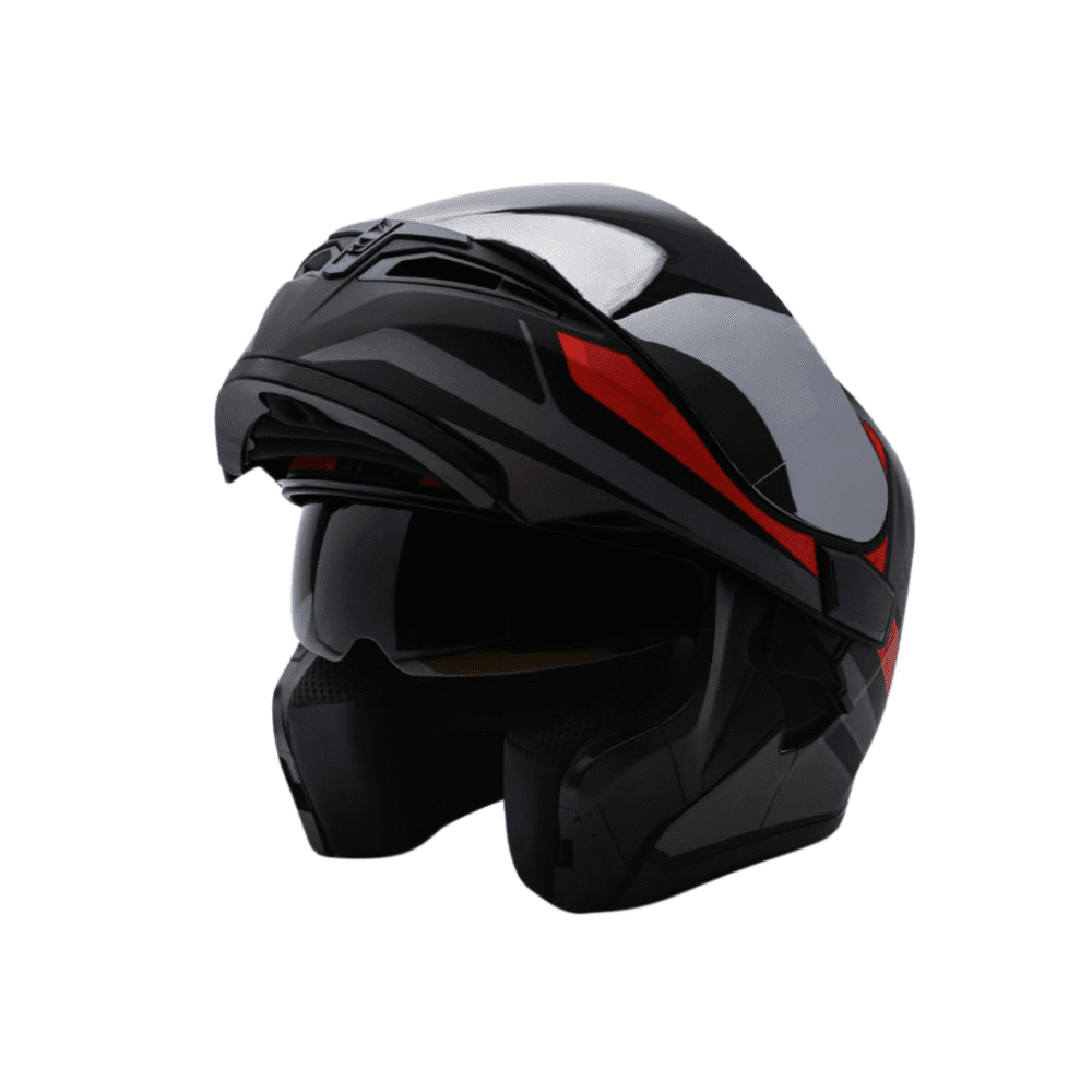 Vector Thunder VT-254 Flip Up Helmet – DOT Certified Motorcycle Helmet Medium Size - Image 2