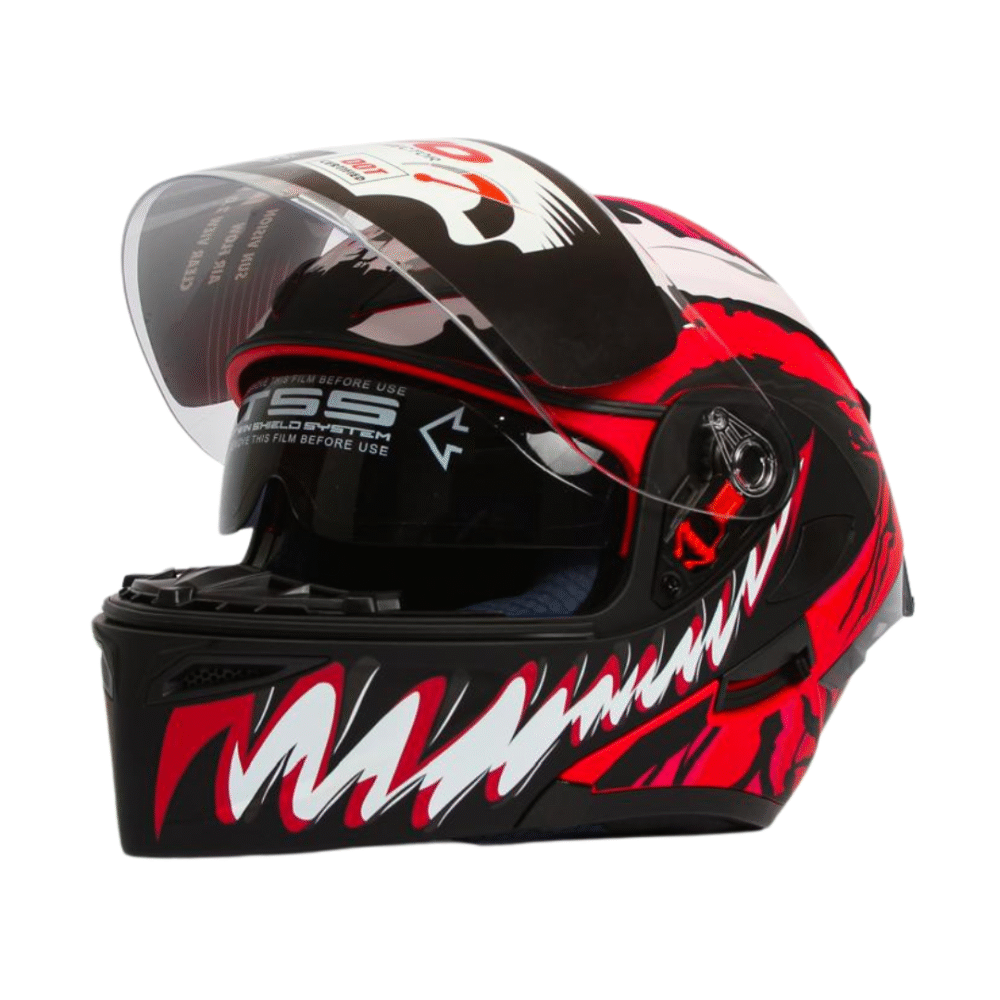 Revo Beast Full Face Motorcycle Helmet – DOT Certified Medium Size - Image 3