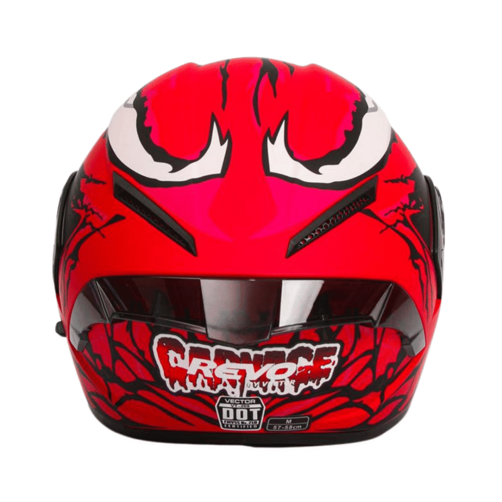 Revo Beast Full Face Motorcycle Helmet – DOT Certified Medium Size - Image 5