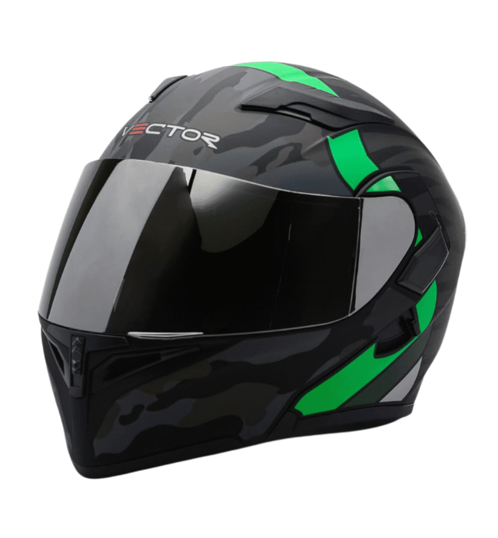 VECTOR GHOST (VT-254) Flip-Up Motorcycle Helmet – DOT Certified Large Size