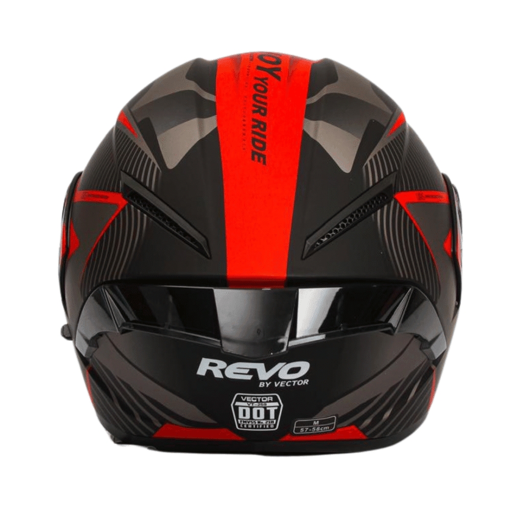 Revo Storm Full Face Motorcycle Helmet – DOT Certified Medium Size - Image 2