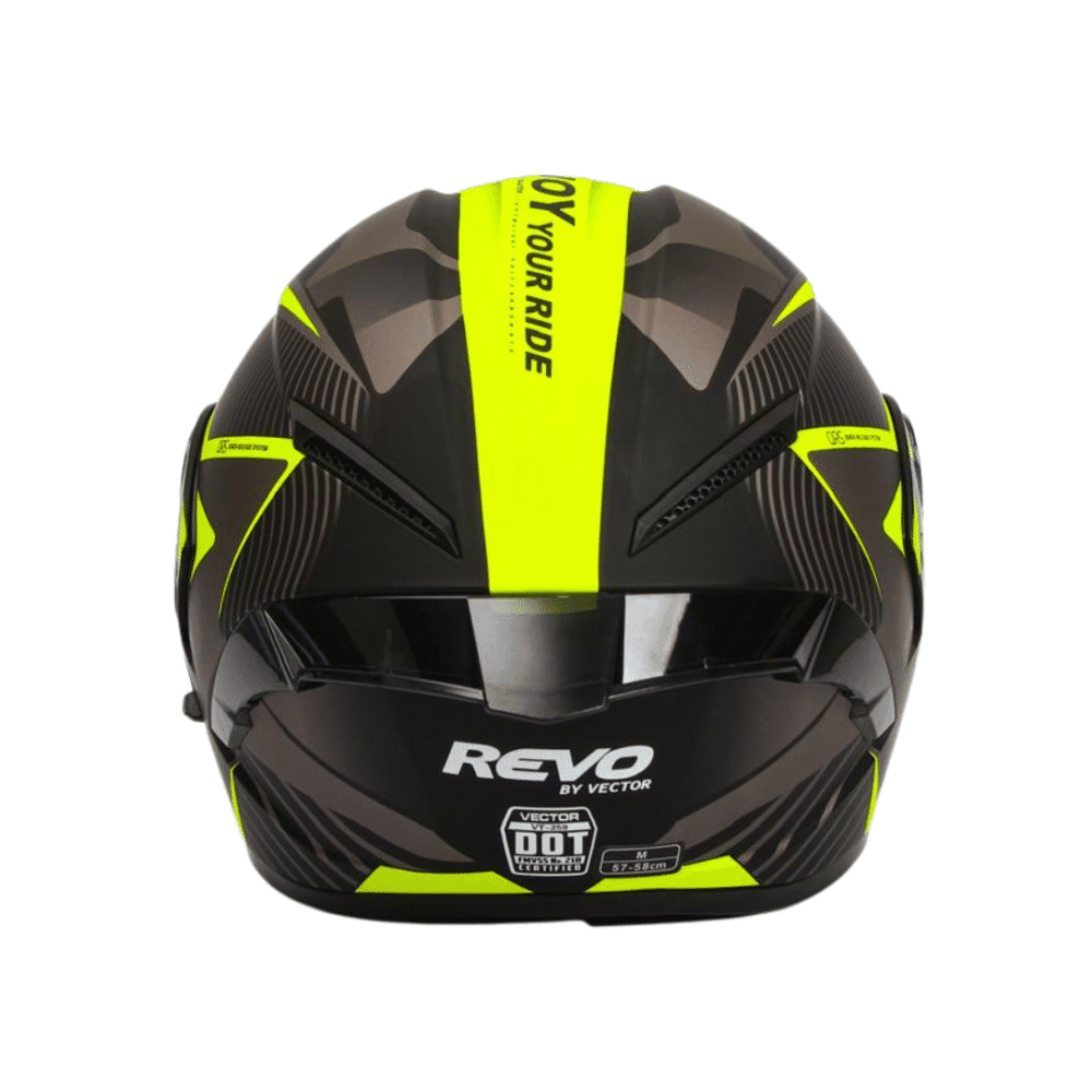 Revo Power Full Face Motorcycle Helmet – DOT Certified Medium Size - Image 4