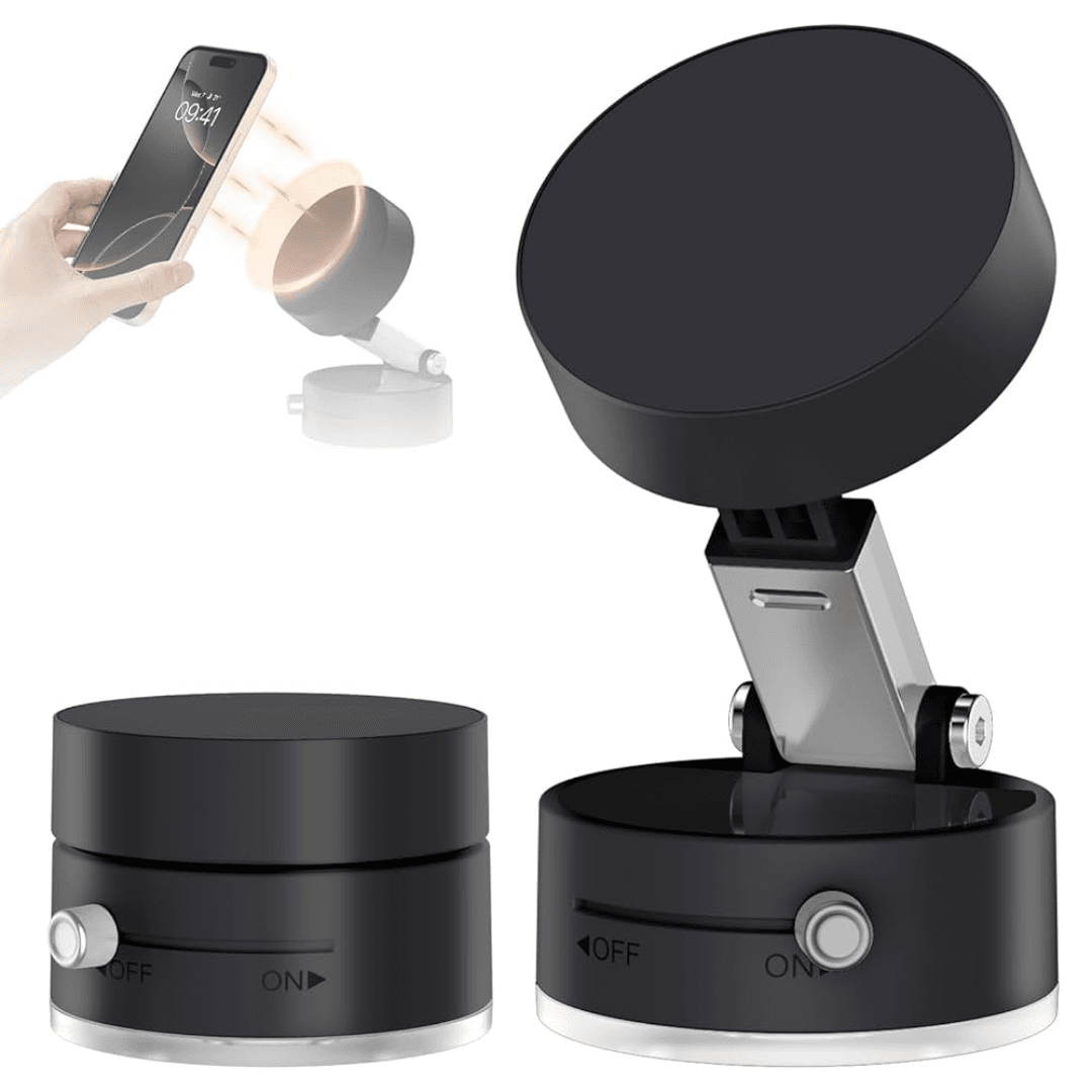 Zingfix Vacuum Magnetic Suction Phone Holder – Strong Grip & 360° Rotation - Image 3