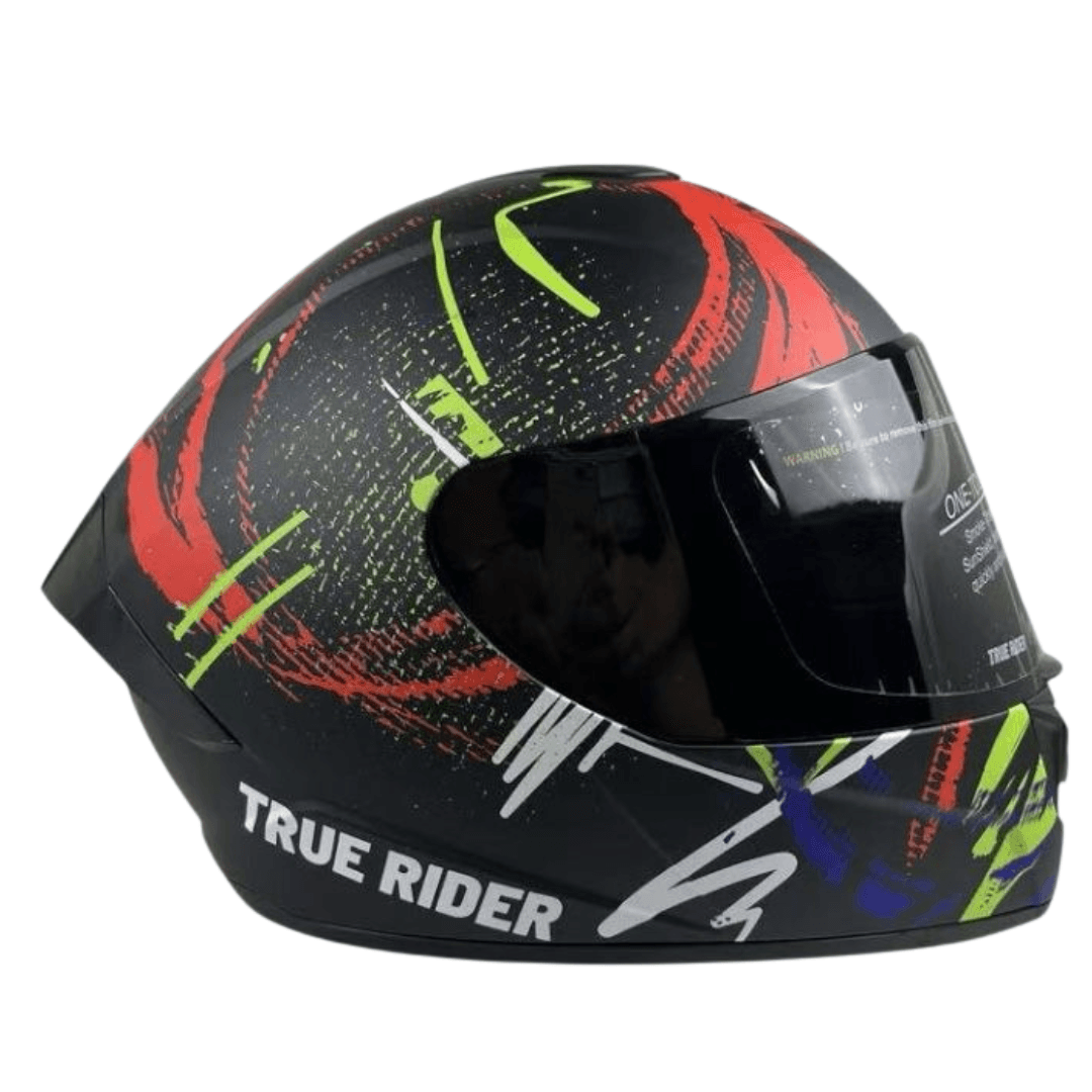 True Ride TR-701 Red Strike Full Face Helmet – DOT Approved | Medium - Image 6