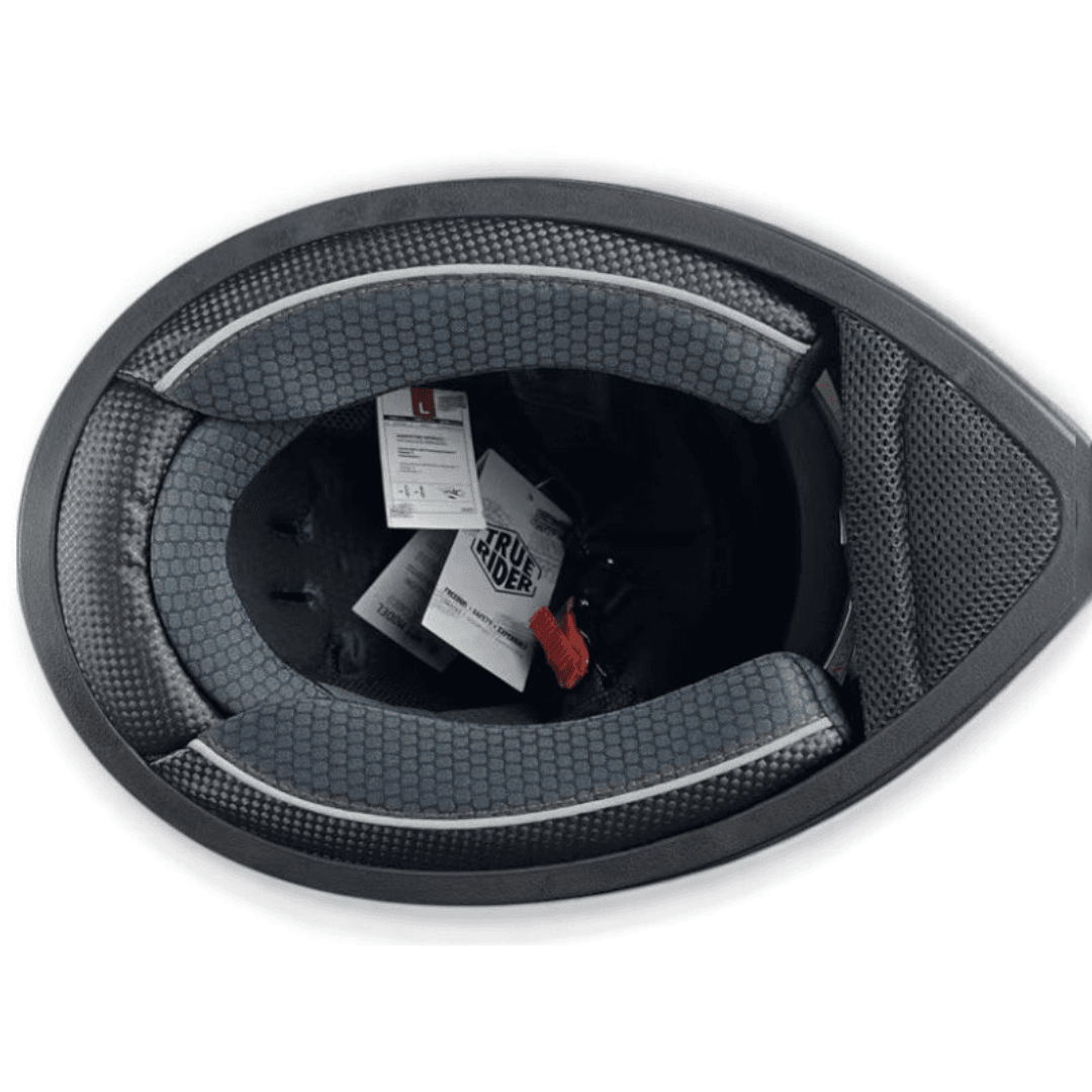 True Ride TR-701 Yellow Stripes Full Face Helmet – DOT Approved | Large - Image 5