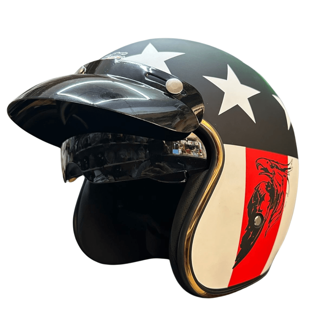 Super Air SP-510 Open Face Helmet – DOT Approved | Large