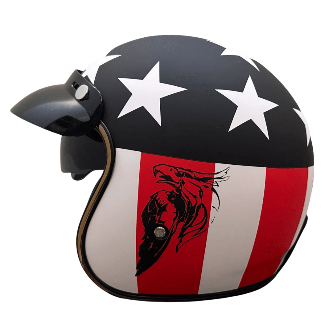 Super Air SP-510 Open Face Helmet – DOT Approved | Large - Image 3
