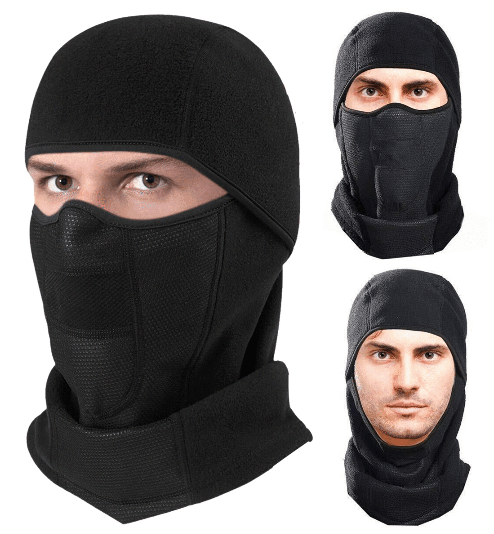 Winter Windproof Fleece Balaclava | Full Face Mask for Bikers – Cold Weather Protection