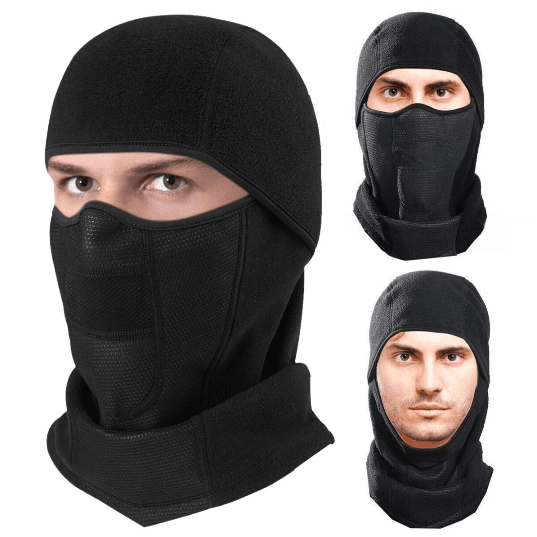 Winter Windproof Fleece Balaclava | Full Face Mask for Bikers – Cold Weather Protection