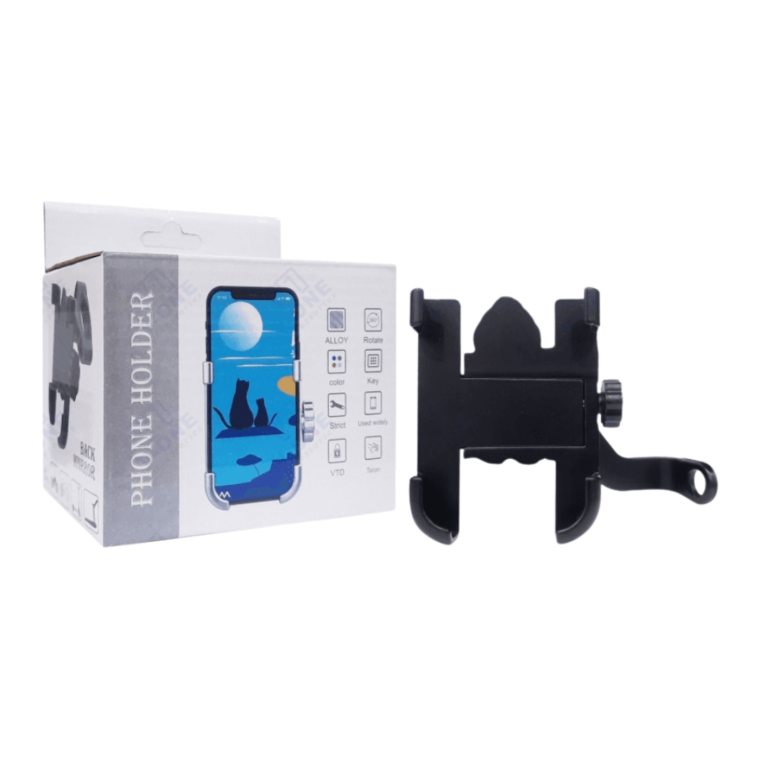 Adjustable 360° Motorcycle & Bicycle Phone Holder – Secure Handlebar Mount for All Smartphones