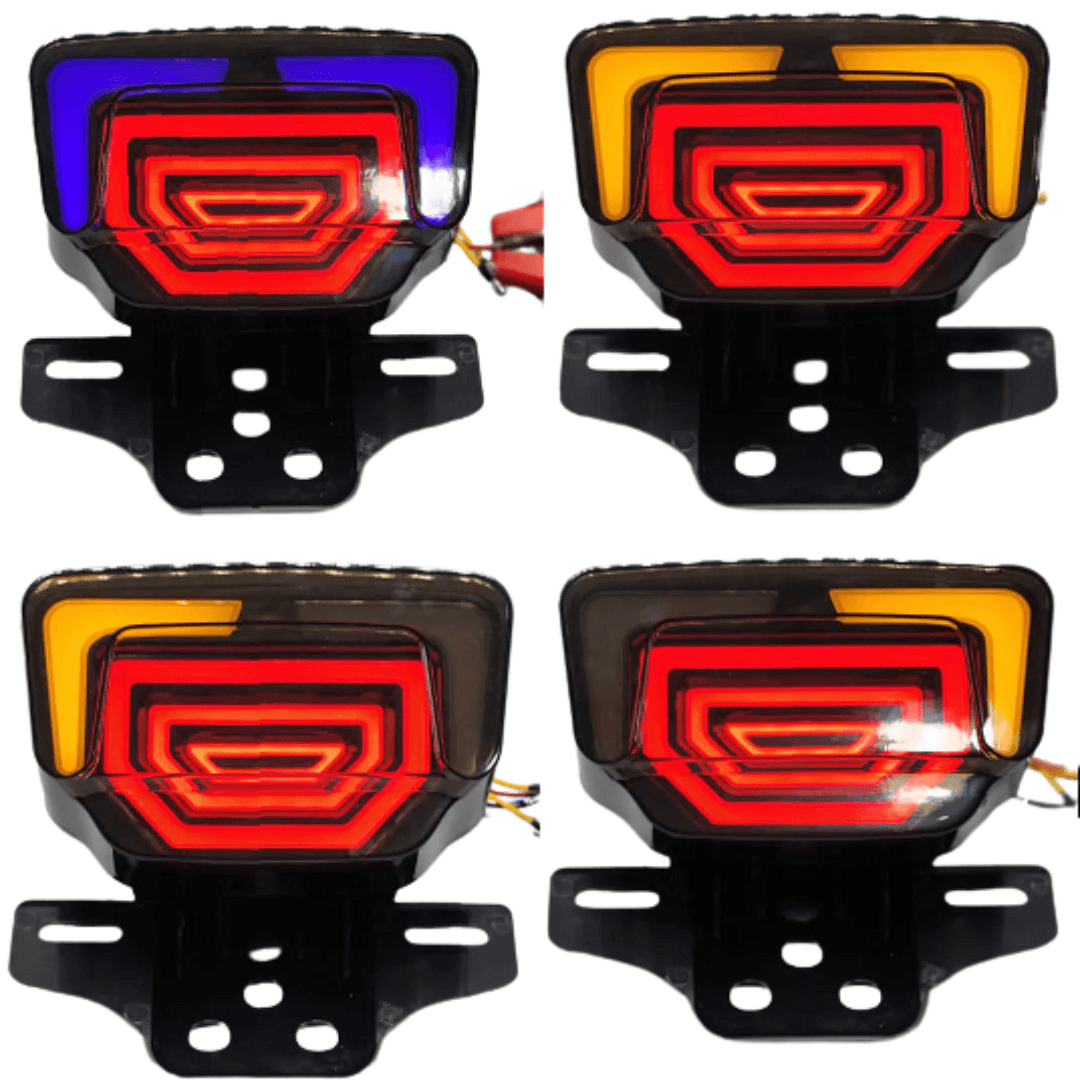 Motorcycle LED Rear Brake Tail Light with Turn Signal Indicators – Universal ATV & Motorbike Light - Image 2
