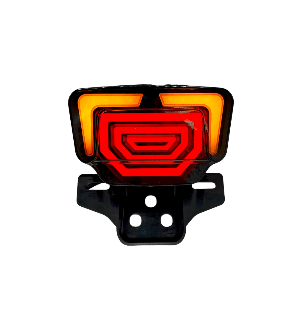Motorcycle LED Rear Brake Tail Light with Turn Signal Indicators – Universal ATV & Motorbike Light