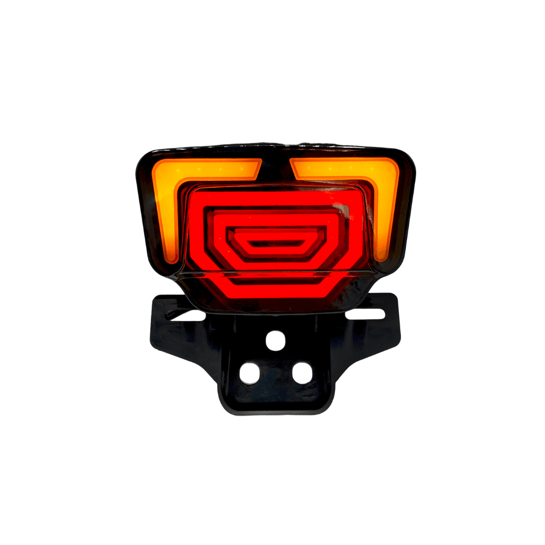 Motorcycle LED Rear Brake Tail Light with Turn Signal Indicators – Universal ATV & Motorbike Light