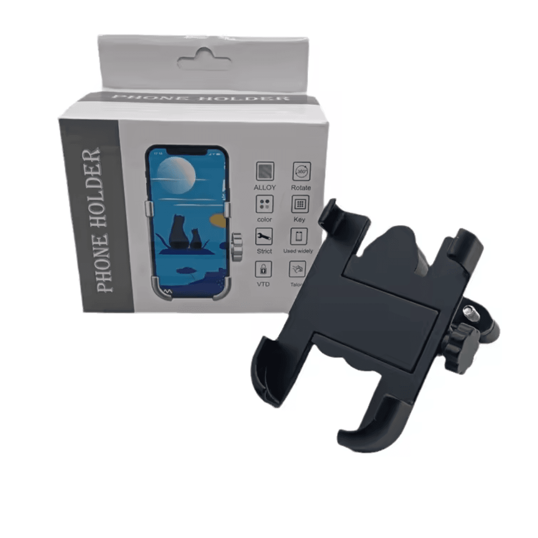 Adjustable 360° Motorcycle & Bicycle Phone Holder – Secure Handlebar Mount for All Smartphones - Image 2